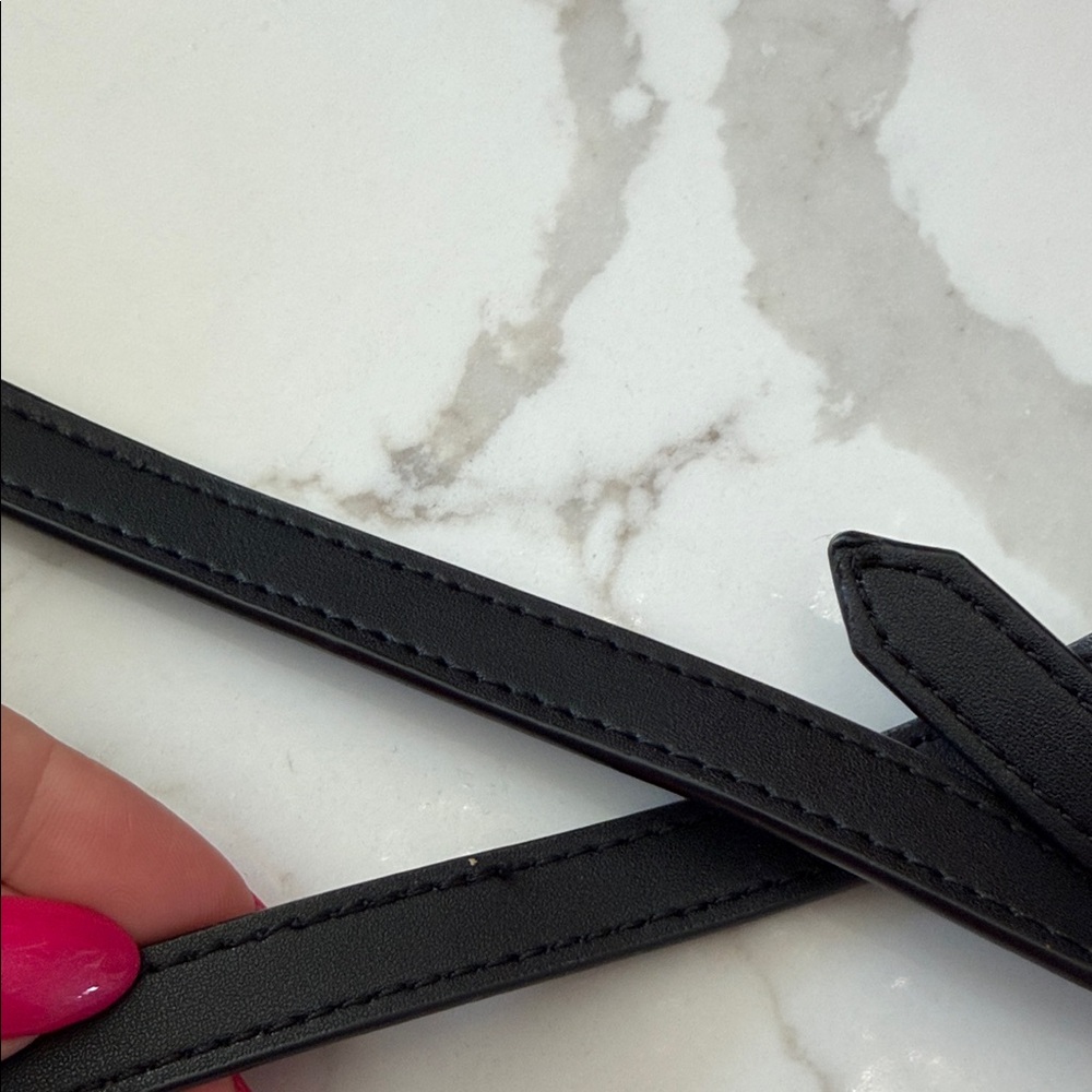 Black Quilted Crossbody Bag - Picture 7 of 7